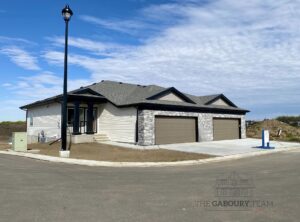 Exterior image of Deer Park Village Adult Condo Building in Spruce Grove, Alberta